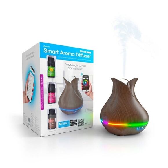SMART OIL DIFFUSER - Command w/ Alexa & Google - Picture 4 of 6